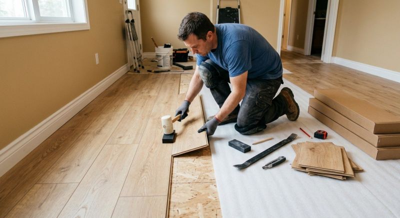 Plank Laminate Installation in Greensboro, NC
