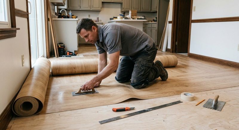 Sheet Flooring Installation in Loudoun County, VA