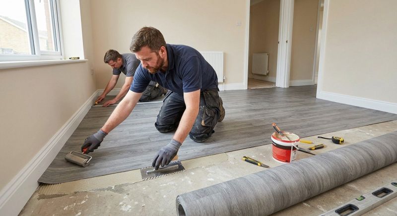 Sheet Flooring Installation in Houston, TX
